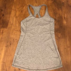 Grey lulu tank top